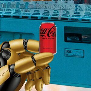 Zero Sugar Cola Waterproof Vinyl Sticker 3x6cm